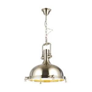 Charly Nickel Effect Pendant Ceiling Light