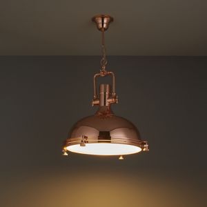 Inlight Charly Copper Effect Pendant Ceiling Light