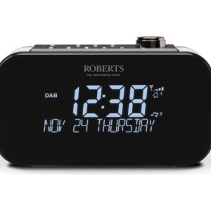 ROBERTS Ortus 3 DAB/FM Clock Radio - Black