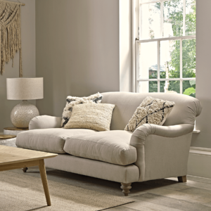 Cosy Three Seater Sofa - Birch Linen Cotton Blend